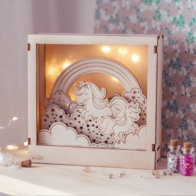 veilleuse sur les thème licorne