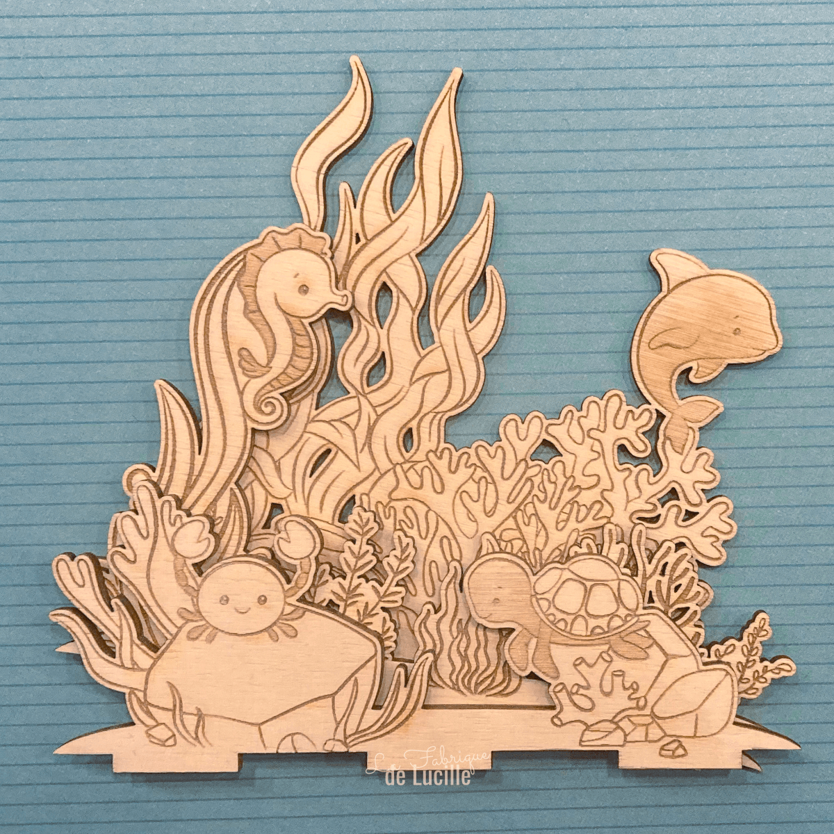 Veilleuse • Inserts Fond marin