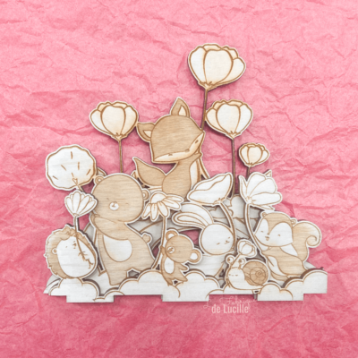 Veilleuse • Inserts Fleurs des champs